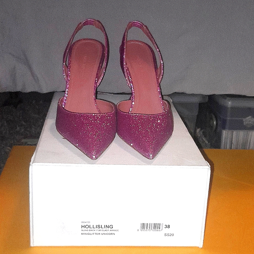 HOLLISLING SLING BACK T.95 ELADT ARRICC- MINIGLITTER UNICORN